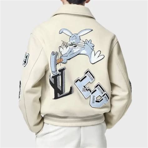 louis vuitton yellow varsity jacket|louis vuitton bunny jacket.